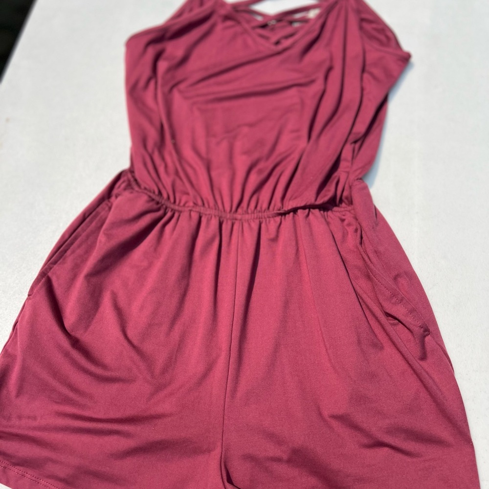 Pink Rose Mauve Jumpsuit